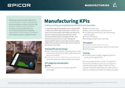 Manufacturing KPIs-Flyer