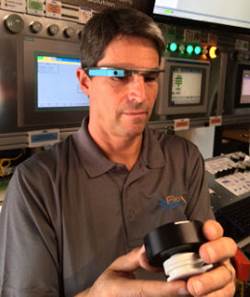 Demo eFlex's SmartGlass for Google Glass at The Assembly Show 2014