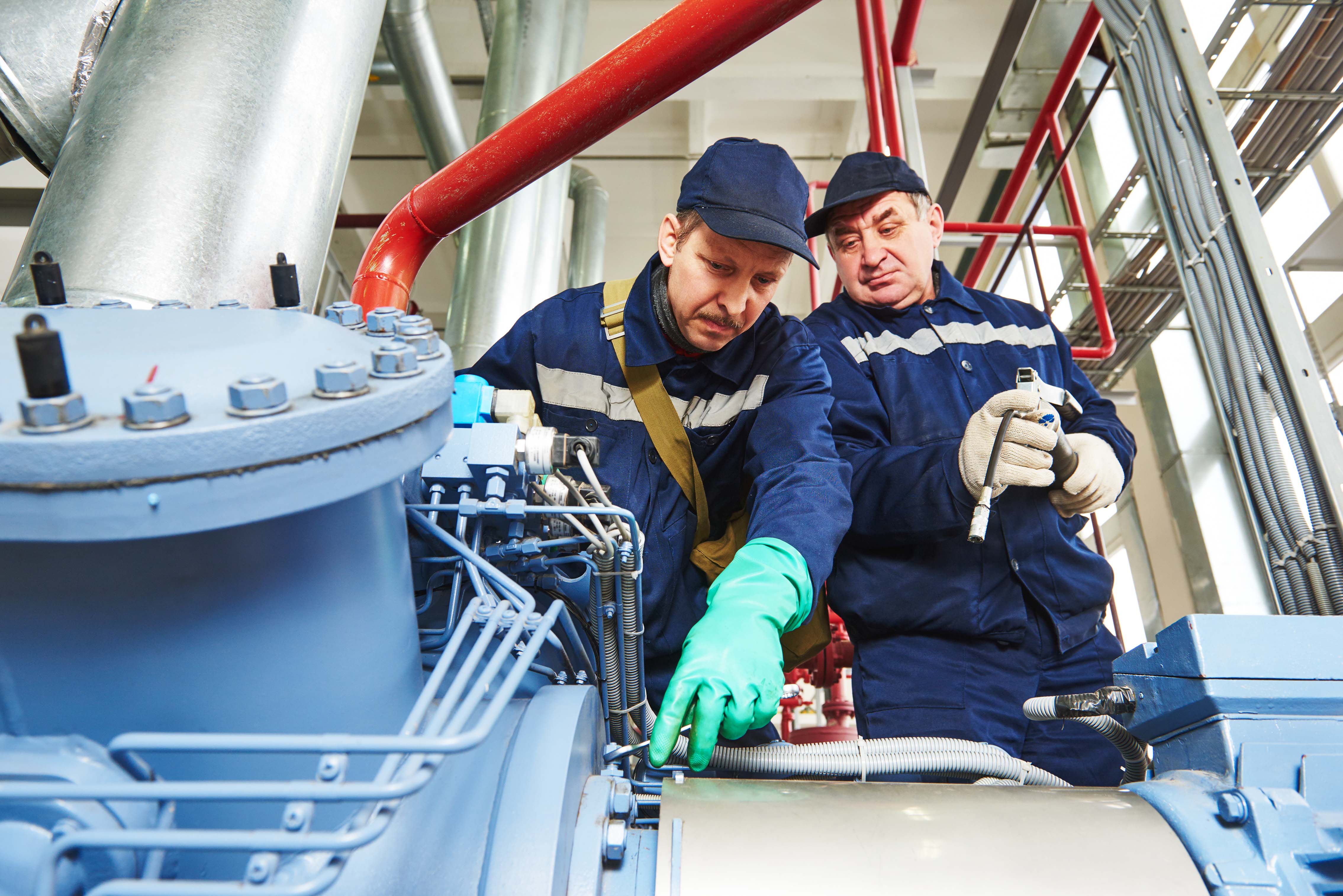 Operators using training features from digital work instructions.