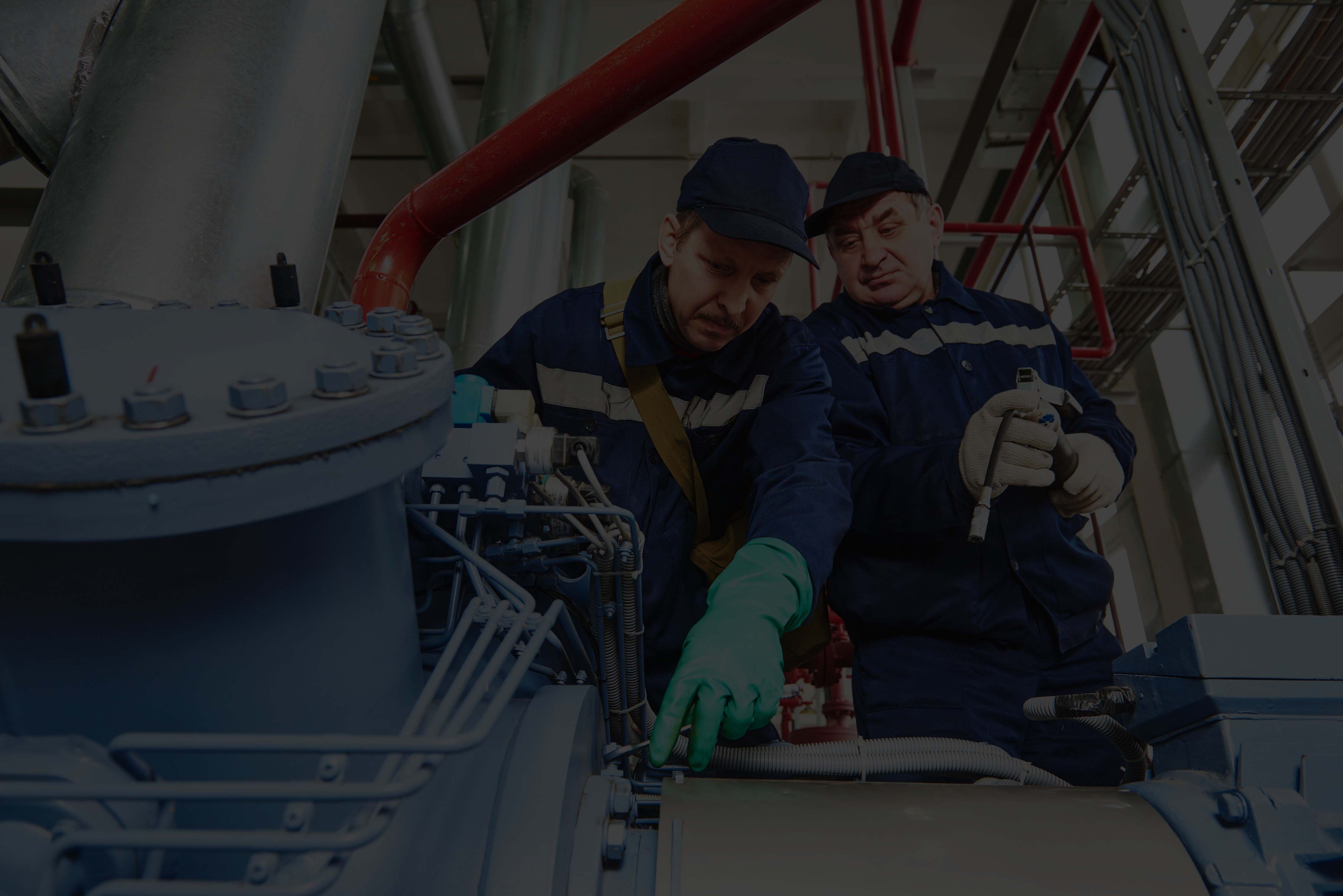 Maintenance works quality control.