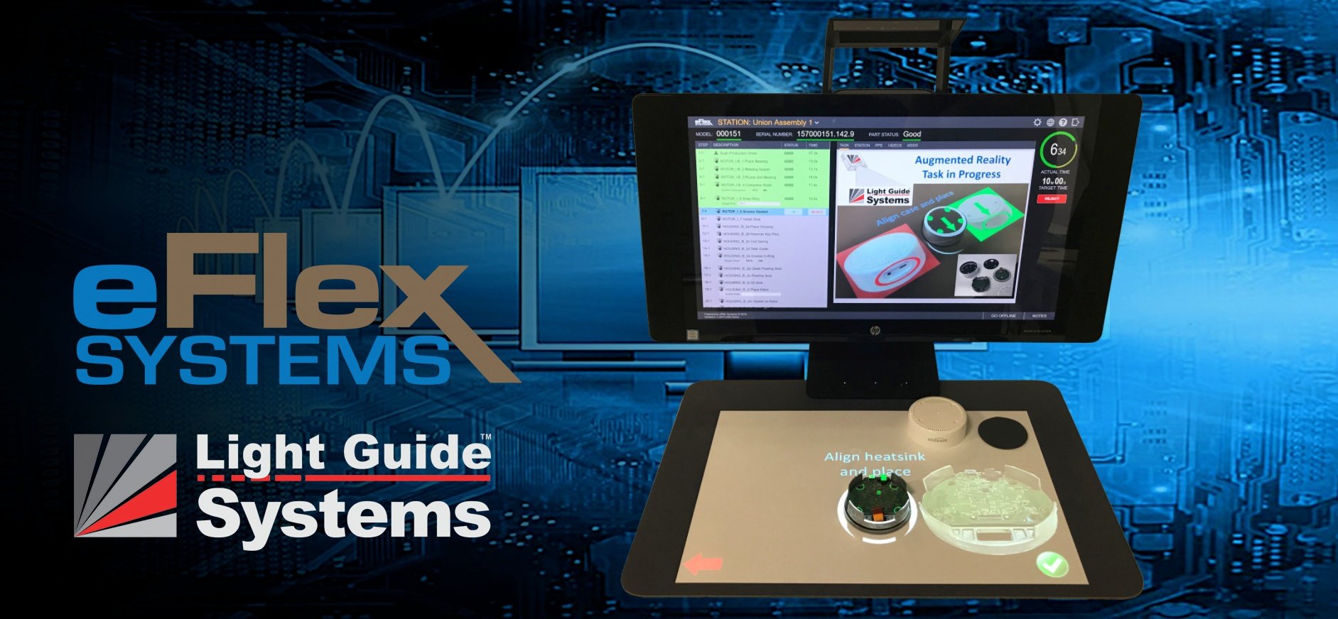 eFlex partners with Light Guide Systems, adding augmented reality (AR) capabilities to JEM — work instruction software